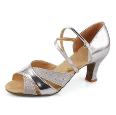 Cuero artificial Tacones Sandalias Danza latina Salón de Baile Calzado de Danza (053007246)