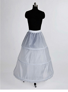 Nylon A-Line Vestido completo de Nivel 1 palabra de longitud del estilo del resbalón / de la boda enaguas(037023565)