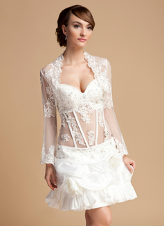 A-Line/Princess Sweetheart Knee-Length Taffeta Tulle Cocktail Dress With Ruffle Lace Beading Flower(s) Sequins (016014674)