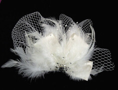 Gorgeous Tulle With Rhinestones Wedding Bridal Headpiece (042025230)