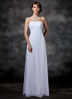 Empire Sweetheart Floor-Length Chiffon Wedding Dress With Ruffle (002011558)