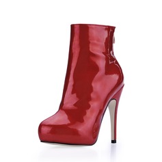 Stiletto Heel Closed Toe Platform Ankle Boots (088017144)