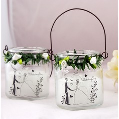 Wedding Themed Candles in Glass Jar-Couple (096024938)