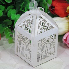 Exquisite Cutout Lovers Laser Cut Favor Box (Set of 12) (050026307)