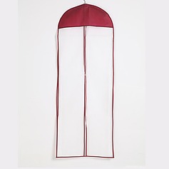 Waterproof Cotton / Tulle Center Zip Gown Length Garment Bag  (035024121)
