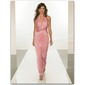 Fascinating Sheath Halter Floor-Length Charmeuse Bridesmaid Dress with Ruffle (007001848)