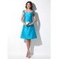 A-Line/Princess Off-the-Shoulder Knee-Length Taffeta Bridesmaid Dress With Ruffle Beading (007001040) A-Line/Princess Off-the-Shoulder Knee-Length Taffeta Bridesmaid Dress With Ruffle Beading (007001040)