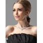 Gorgeous Alloy With Rhinestones Wedding Bridal Jewelry Set(011004472)