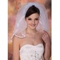 Blusher Veils Tulle Two-tier Ribbon Edge Wedding Veils (006020437) Blusher Veils Tulle Two-tier Ribbon Edge Wedding Veils (006020437)