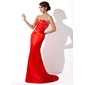 Sheath Sweetheart Sweep Train Charmeuse Evening Dress With Beading (017002271) Sheath Sweetheart Sweep Train Charmeuse Evening Dress With Beading (017002271)