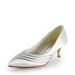 Satin Kitten Heel Closed Toe Pumps Wedding Shoes (047015258) Satin Kitten Heel Closed Toe Pumps Wedding Shoes (047015258)