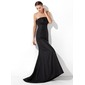Mermaid Scalloped Neck Sweep Train Taffeta Evening Dress With Ruffle (017021133) Mermaid Scalloped Neck Sweep Train Taffeta Evening Dress With Ruffle (017021133)