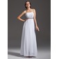 A-Line/Princess Strapless Floor-Length Chiffon Prom Dress With Ruffle Beading Sequins (018005355) A-Line/Princess Strapless Floor-Length Chiffon Prom Dress With Ruffle Beading Sequins (018005355)