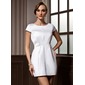 Sheath Scoop Neck Short/Mini Satin Cocktail Dress (016008261) Sheath Scoop Neck Short/Mini Satin Cocktail Dress (016008261)