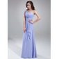 A-Line/Princess One-Shoulder Floor-Length Chiffon Bridesmaid Dress With Ruffle (007018787) A-Line/Princess One-Shoulder Floor-Length Chiffon Bridesmaid Dress With Ruffle (007018787)