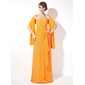 Sheath Strapless Floor-Length Chiffon Bridesmaid Dress With Ruffle (007001016) Sheath Strapless Floor-Length Chiffon Bridesmaid Dress With Ruffle (007001016)