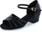 Real Leather Sandals Flats Latin Dance Shoes With Buckle (053022239)