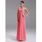 Empire Sweetheart Floor-Length Chiffon Evening Dress With Ruffle (017002551)