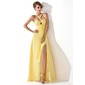 A-Line/Princess Sweetheart Floor-Length Chiffon Prom Dress With Ruffle Beading (018005352)