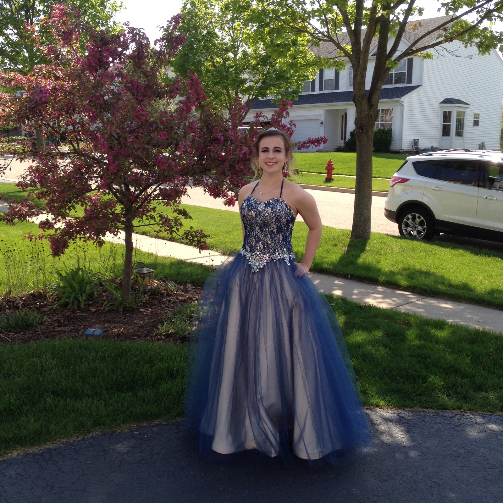 BallGown Sweetheart FloorLength Tulle Lace Prom Dress With Beading Sequins (018056781) Prom