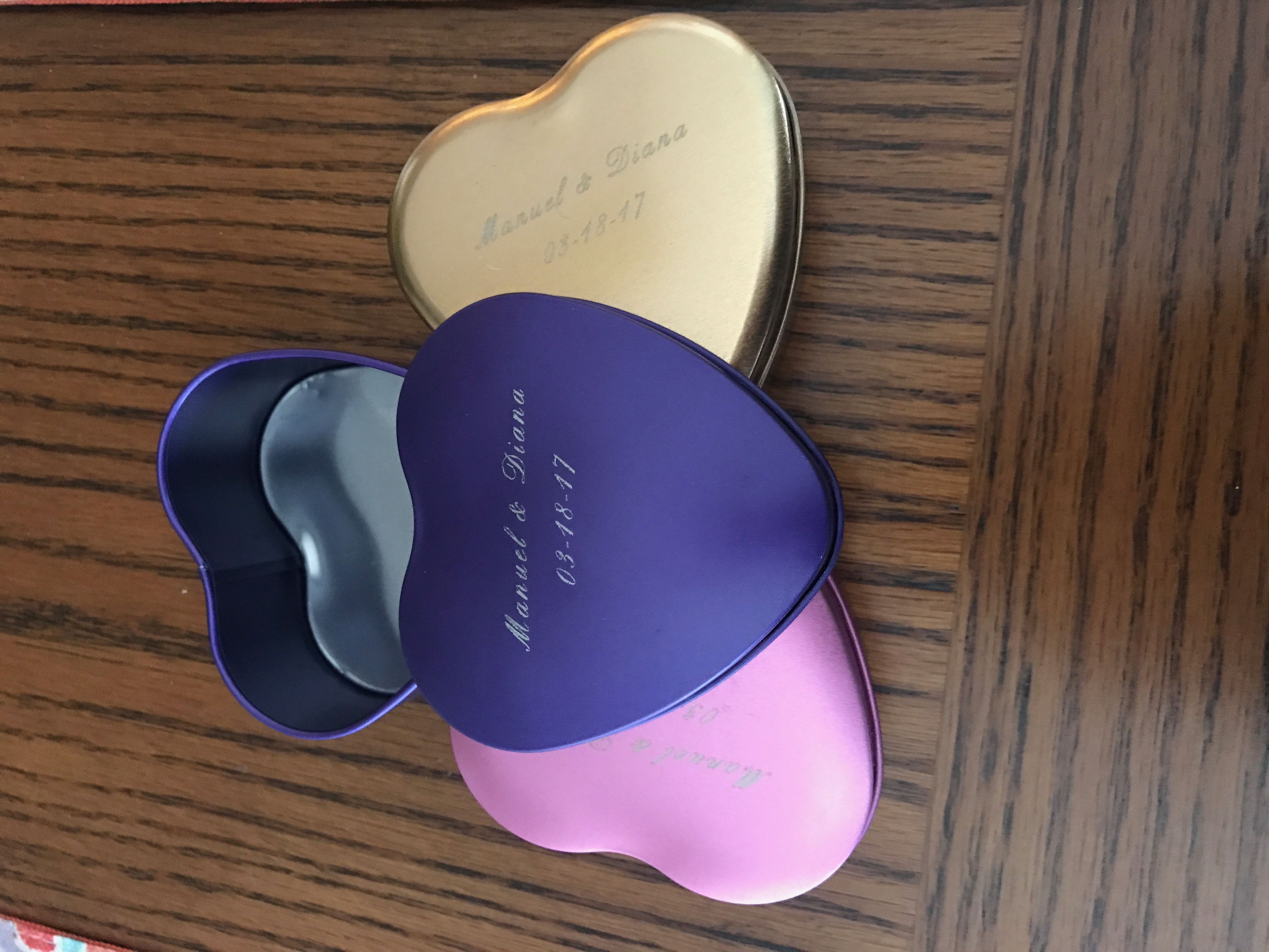 Personalized Heartshaped Tins Favor Tin (Set of 24) (118031770