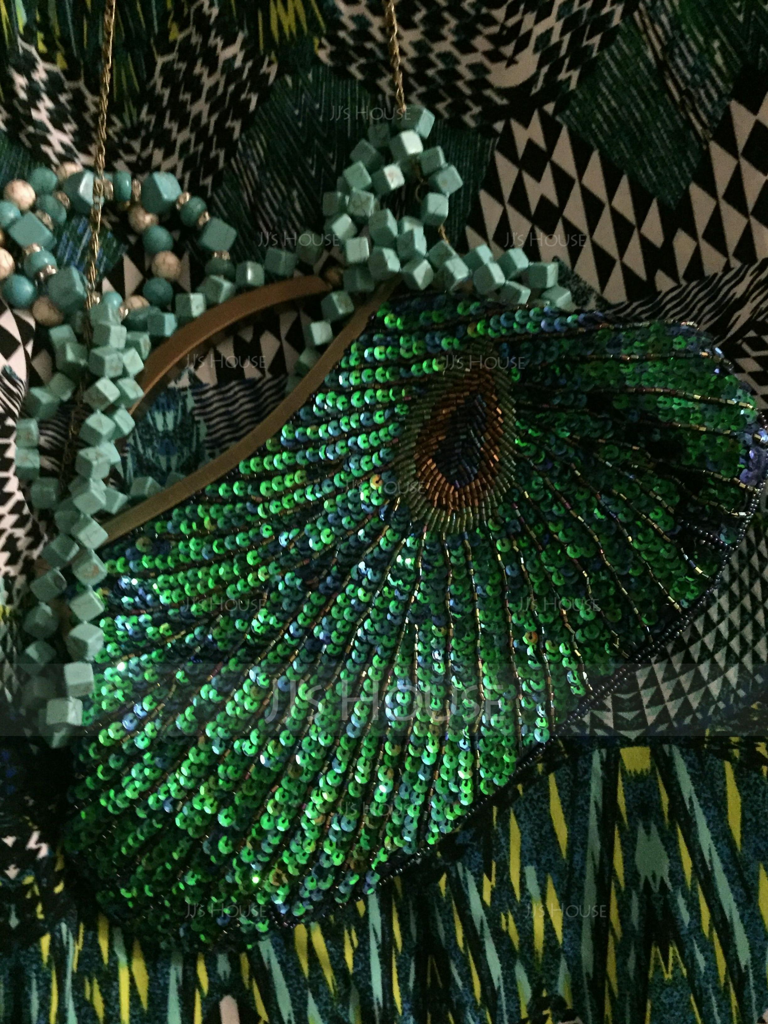 Brillant Satiné Pochettes/Boutonnières/Poignée supérieure (012068176)